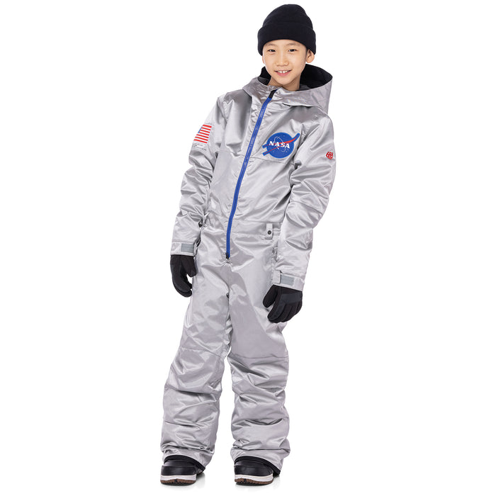 686 Shazam One Piece - Boys' Silver Metallic