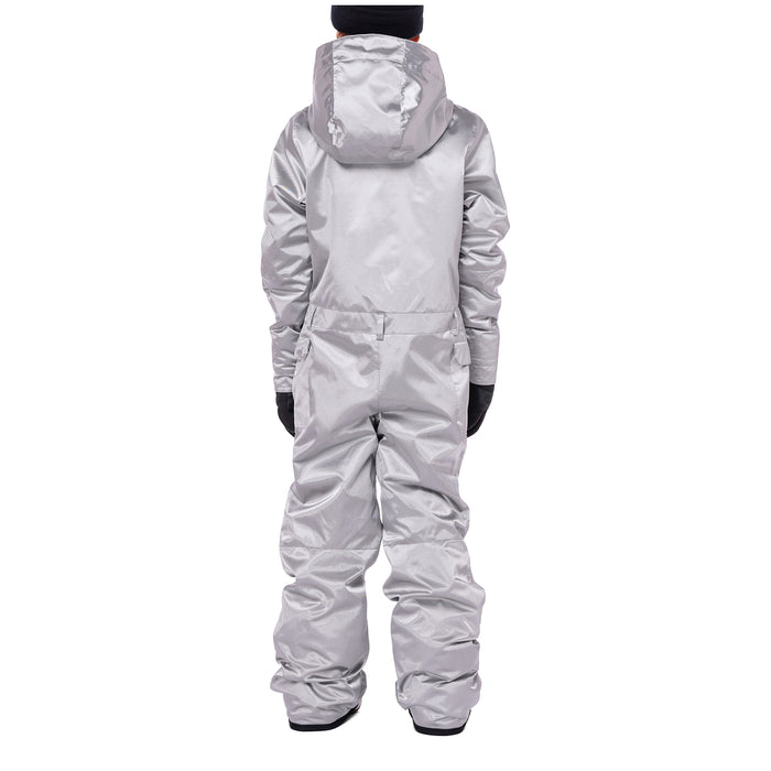 686 Shazam One Piece - Boys' Silver Metallic