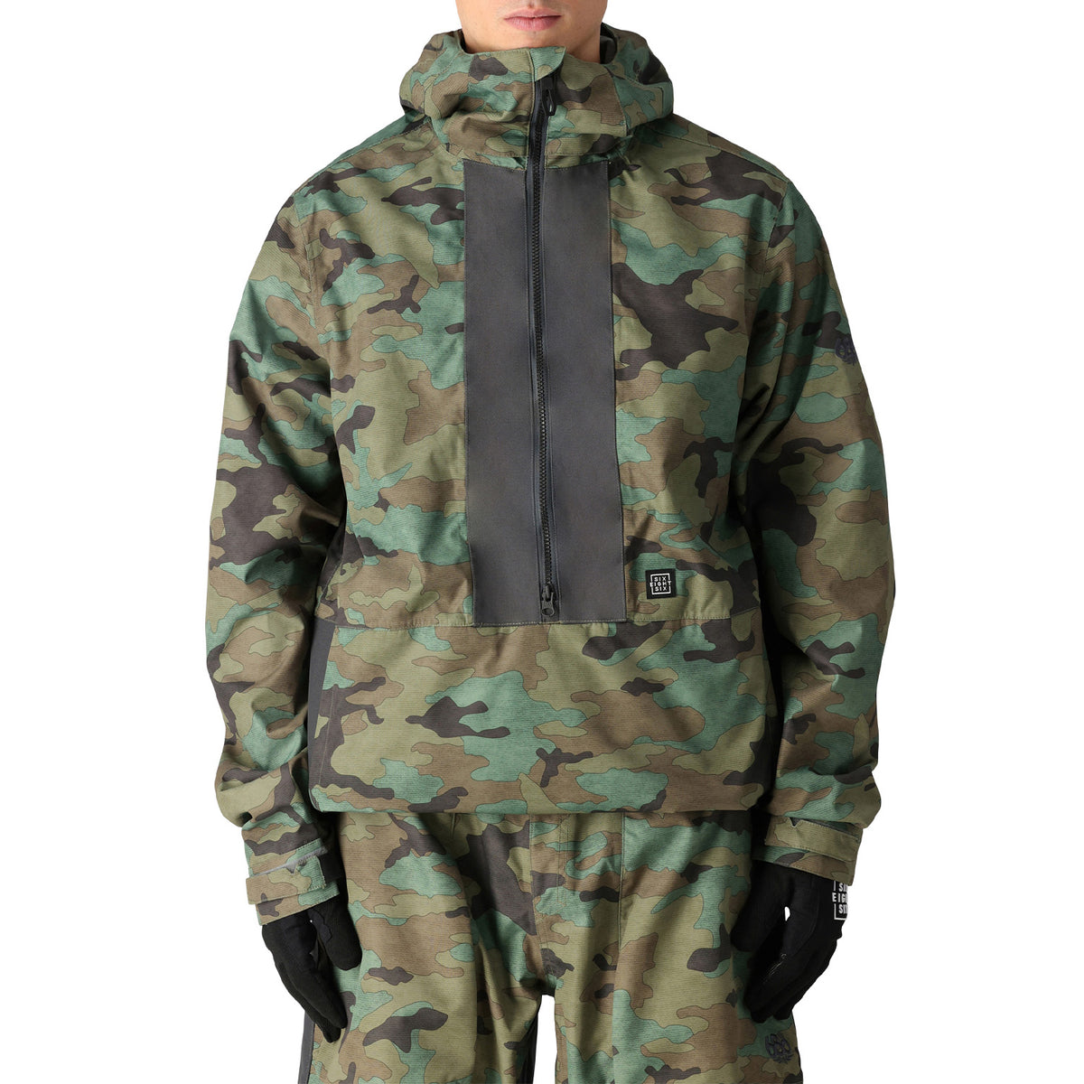 686 Ghost 2.5L Anorak - Men's Fatigue Camo Colorblock