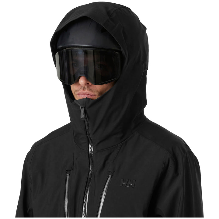 Helly Hansen Alpha 3L Long Shell jacket - Men's Black