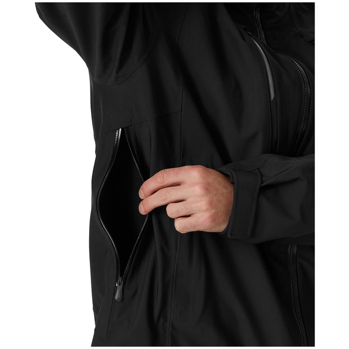 Helly Hansen Alpha 3L Long Shell jacket - Men's Black