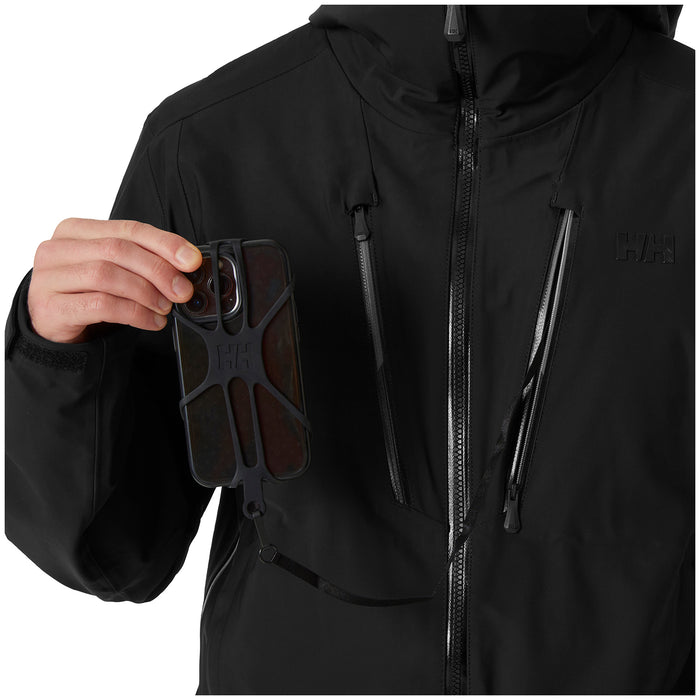 Helly Hansen Alpha 3L Long Shell jacket - Men's Black