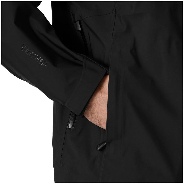 Helly Hansen Alpha 3L Long Shell jacket - Men's Black