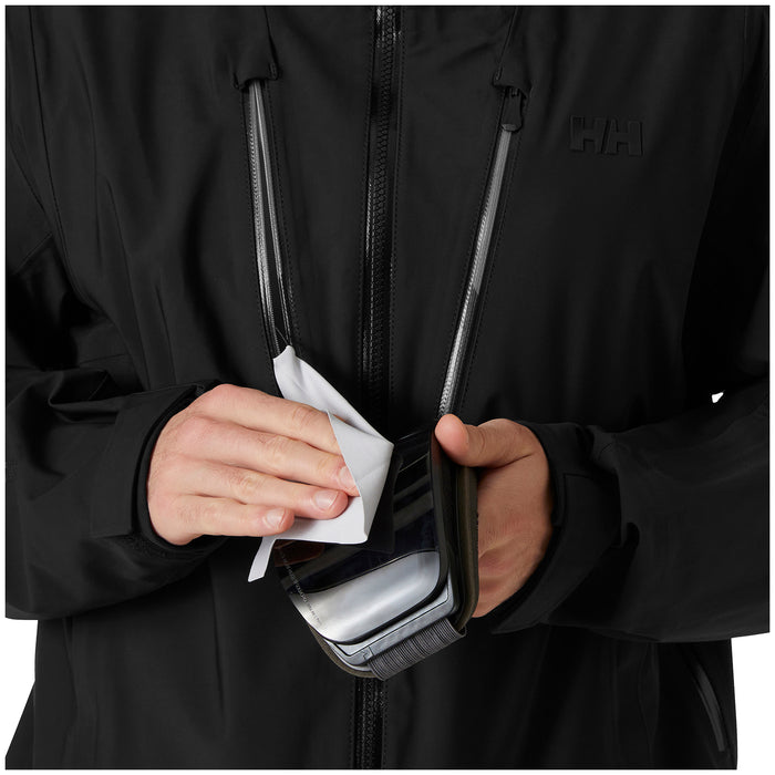 Helly Hansen Alpha 3L Long Shell jacket - Men's Black