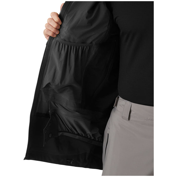 Helly Hansen Alpha 3L Long Shell jacket - Men's Black