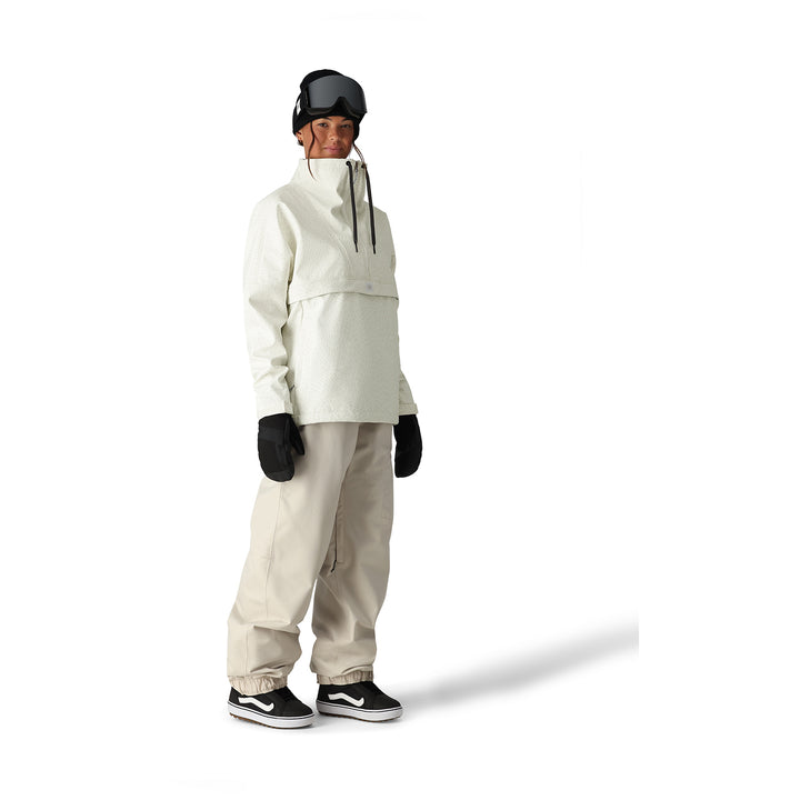 686 Waterproof Anorak - Women's White Swirl