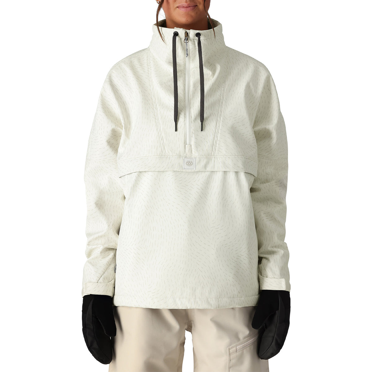 686 Waterproof Anorak - Women's White Swirl