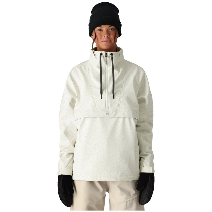 686 Waterproof Anorak - Women's White Swirl