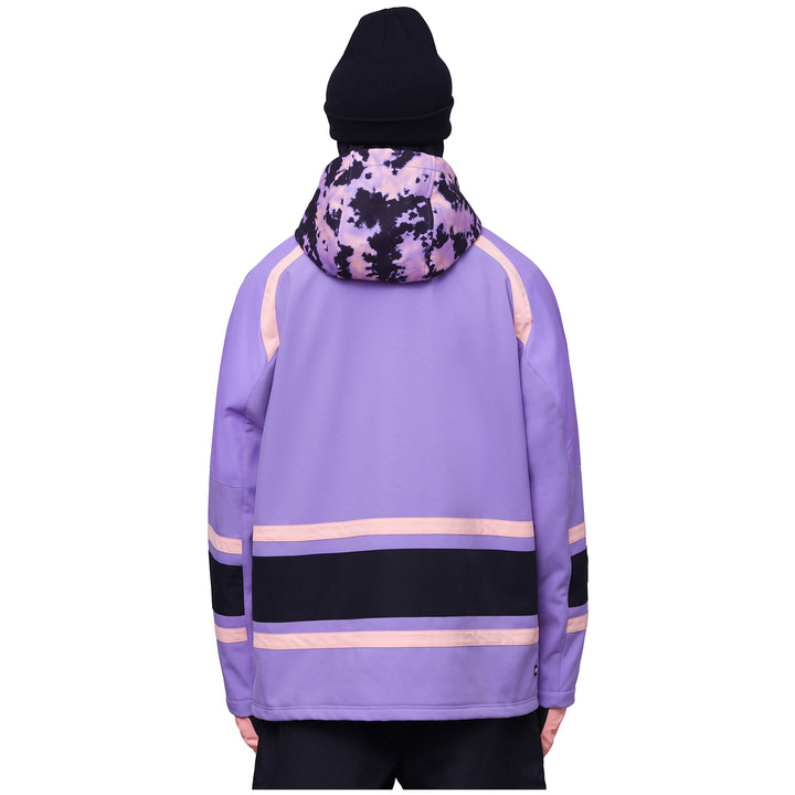 686 Waterproof Slapshot Hoodie - Men's Violet Colorblock