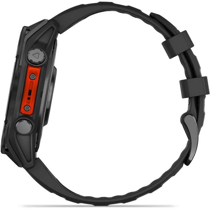 Garmin fenix 8 AMOLED Smartwatch Slate Gray w/Black Silicone Band