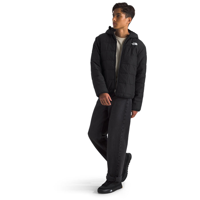 The North Face Reversible Shasta Full Zip Hooded Jacket - Boys' TNF Black