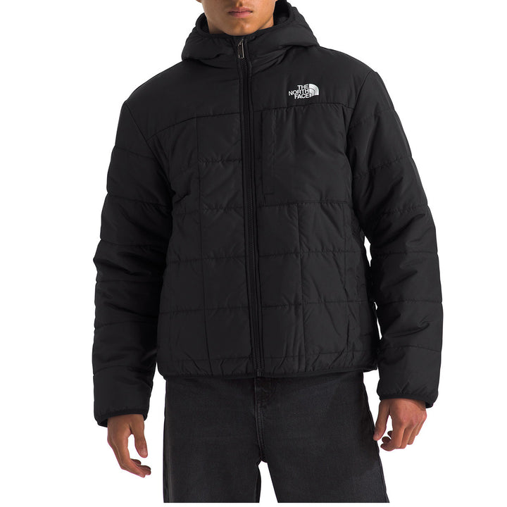 The North Face Reversible Shasta Full Zip Hooded Jacket - Boys' TNF Black