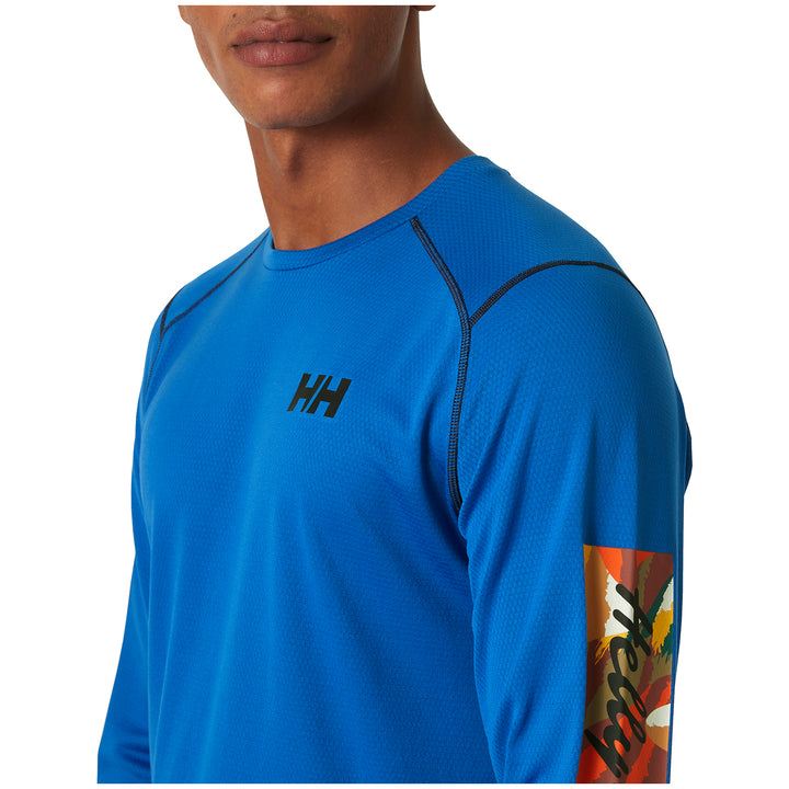 Helly Hansen Lifa Active Crew Baselayer Top Cobalt 2.0 Apres Print