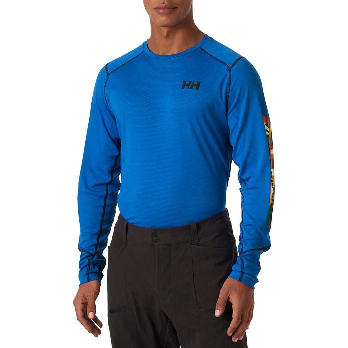 Helly Hansen Lifa Active Crew Baselayer Top Cobalt 2.0 Apres Print