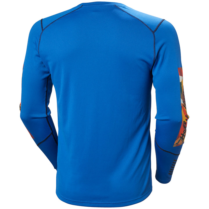 Helly Hansen Lifa Active Crew Baselayer Top Cobalt 2.0 Apres Print