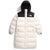 The North Face Nuptse Parka - Women's White Dune/TNF Black