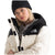 The North Face Nuptse Parka - Women's White Dune/TNF Black