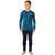 Helly Hansen Graphic Lifa Merino Midweight Baselayer Set - Kids' Bright Green Splash Camo AOP