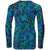 Helly Hansen Graphic Lifa Merino Midweight Baselayer Set - Kids' Bright Green Splash Camo AOP