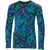 Helly Hansen Graphic Lifa Merino Midweight Baselayer Set - Kids' Bright Green Splash Camo AOP