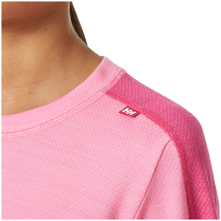 Helly Hansen Lifa Merino Midweight Baselayer Set - Kids' Sugar Pink