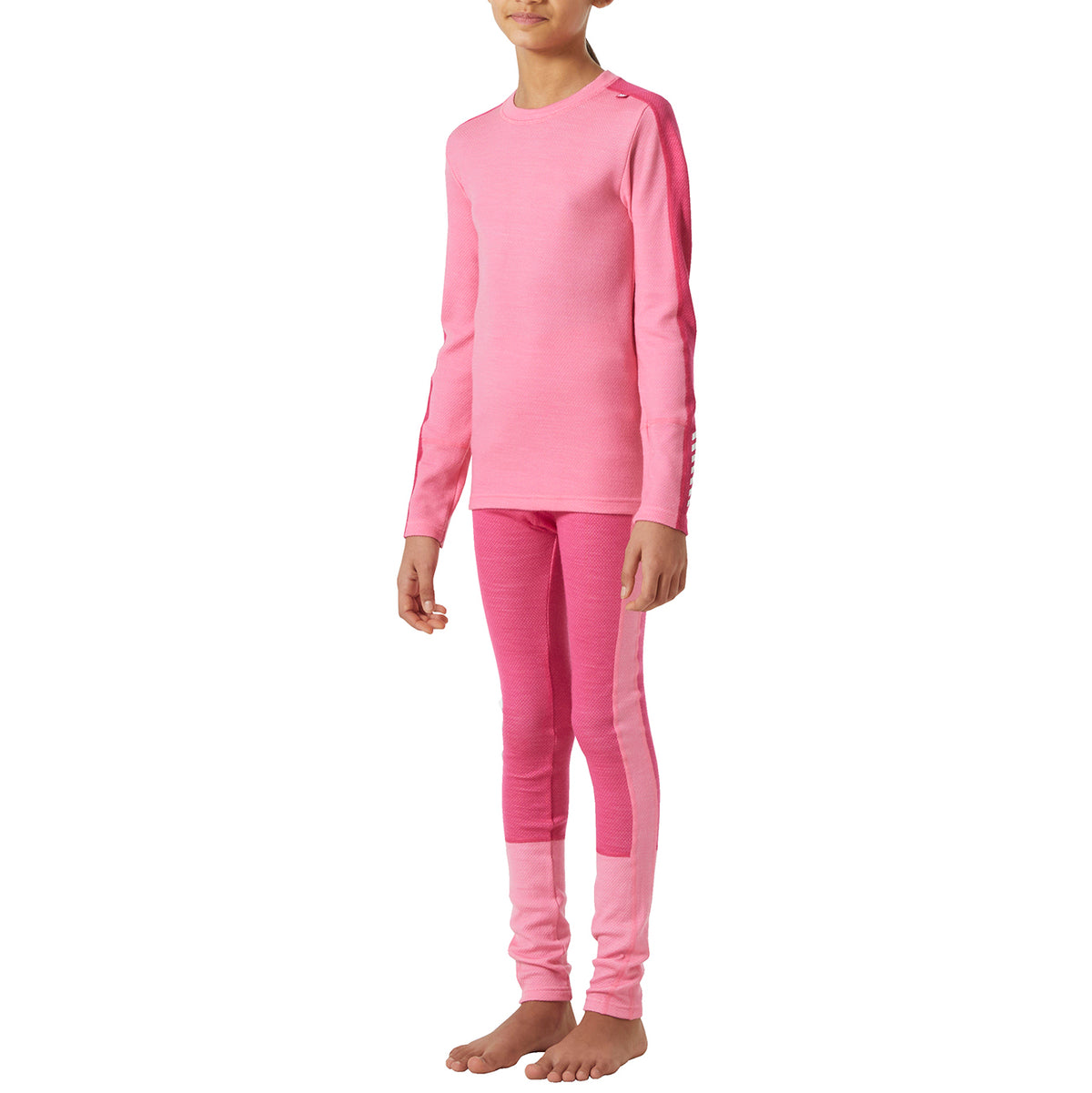 Helly Hansen Lifa Merino Midweight Baselayer Set - Kids' Sugar Pink