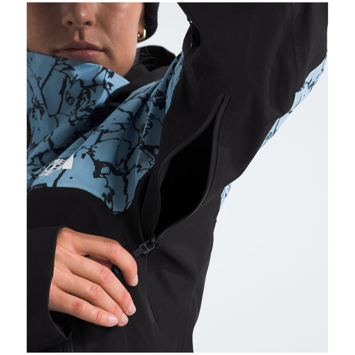 The North Face Summit Verbier GORE-TEX Jacket - Women's Cornflower Glacial Fracture Print