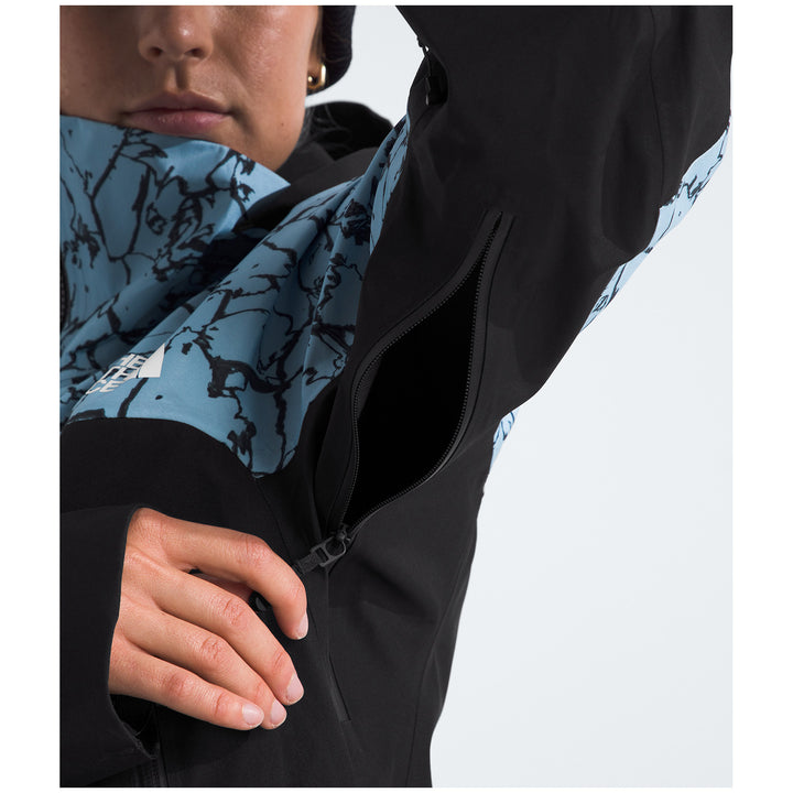 The North Face Summit Verbier GORE-TEX Jacket - Women's Cornflower Glacial Fracture Print