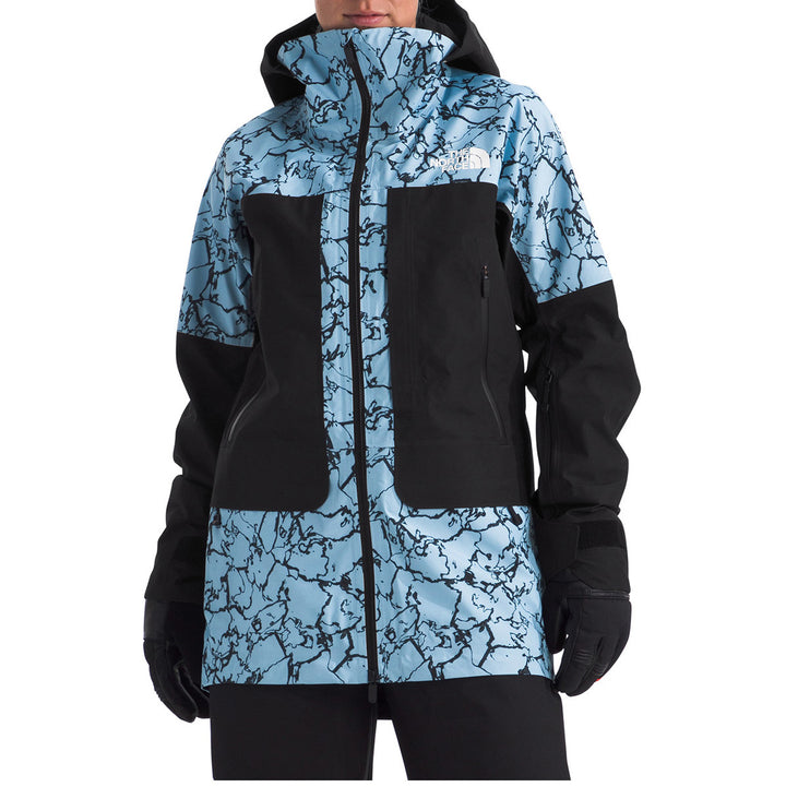 The North Face Summit Verbier GORE-TEX Jacket - Women's Cornflower Glacial Fracture Print