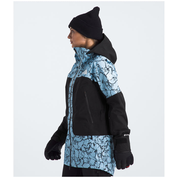 The North Face Summit Verbier GORE-TEX Jacket - Women's Cornflower Glacial Fracture Print