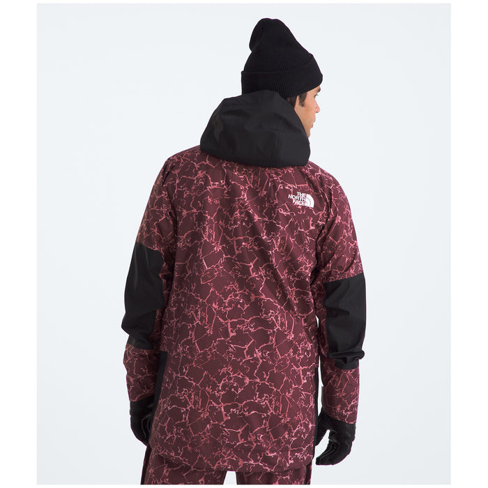 The North Face Summit Verbier GORE-TEX Jacket - Men's Alpine Plum Glacial Fracture Print