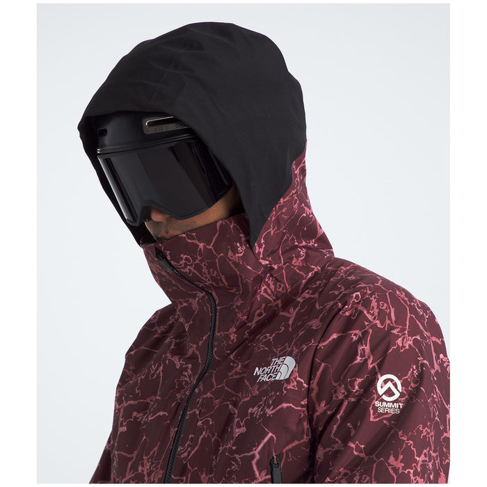 The North Face Summit Verbier GORE-TEX Jacket - Men's Alpine Plum Glacial Fracture Print