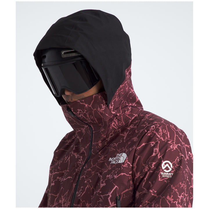 The North Face Summit Verbier GORE-TEX Jacket - Men's Alpine Plum Glacial Fracture Print