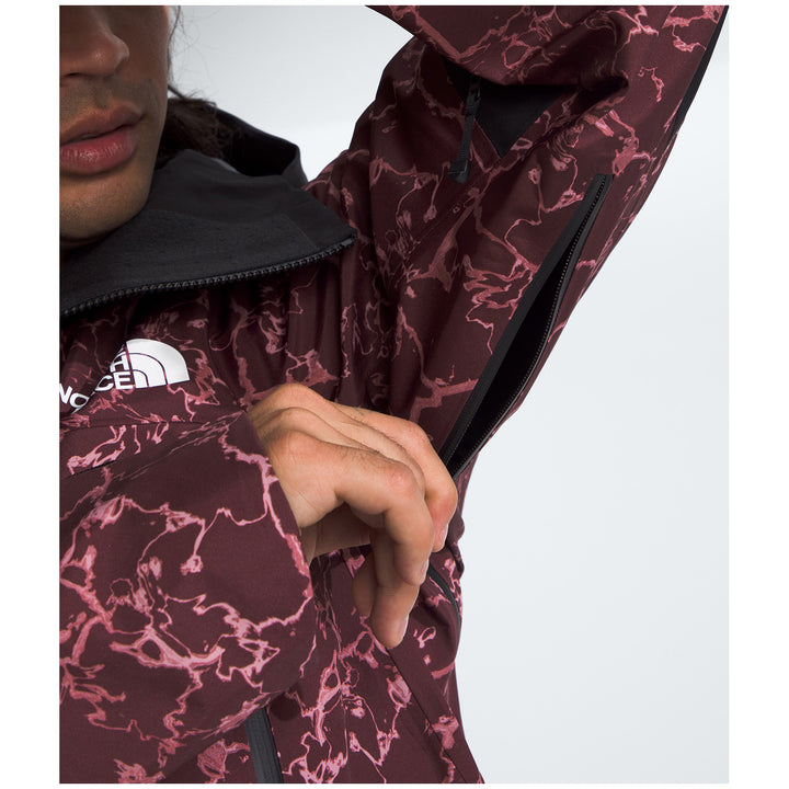 The North Face Summit Verbier GORE-TEX Jacket - Men's Alpine Plum Glacial Fracture Print