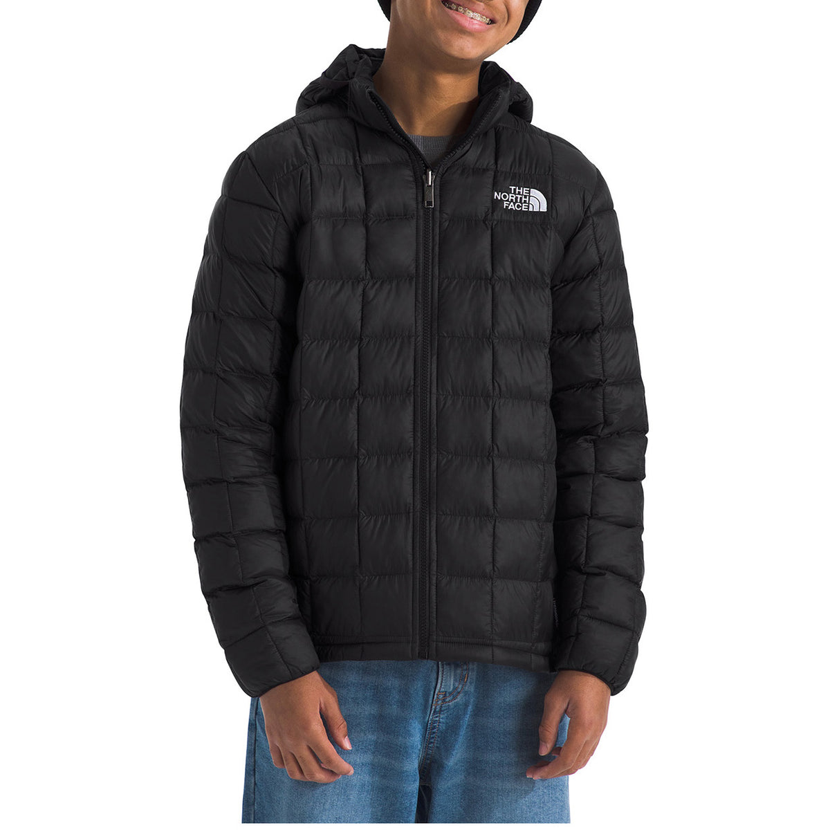 The North Face ThermoBall™ Hooded Jacket - Boys' TNF Black