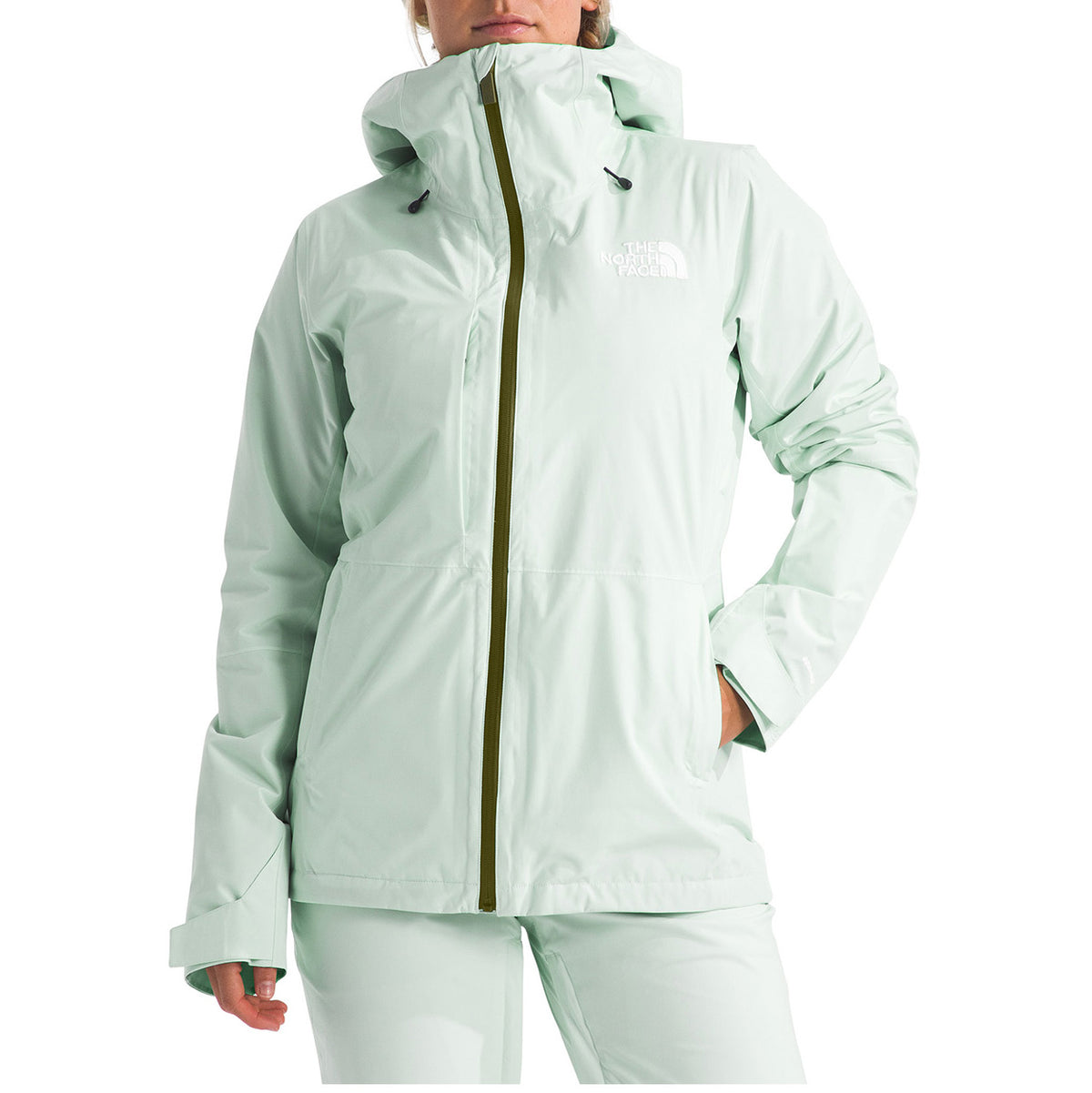 The North Face ThermoBall™ Eco Snow Triclimate® Jacket - Women's Pale Green/Forest Olive