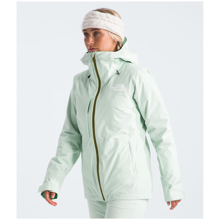 The North Face ThermoBall™ Eco Snow Triclimate® Jacket - Women's Pale Green/Forest Olive