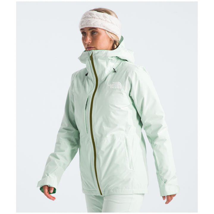 The North Face ThermoBall™ Eco Snow Triclimate® Jacket - Women's Pale Green/Forest Olive