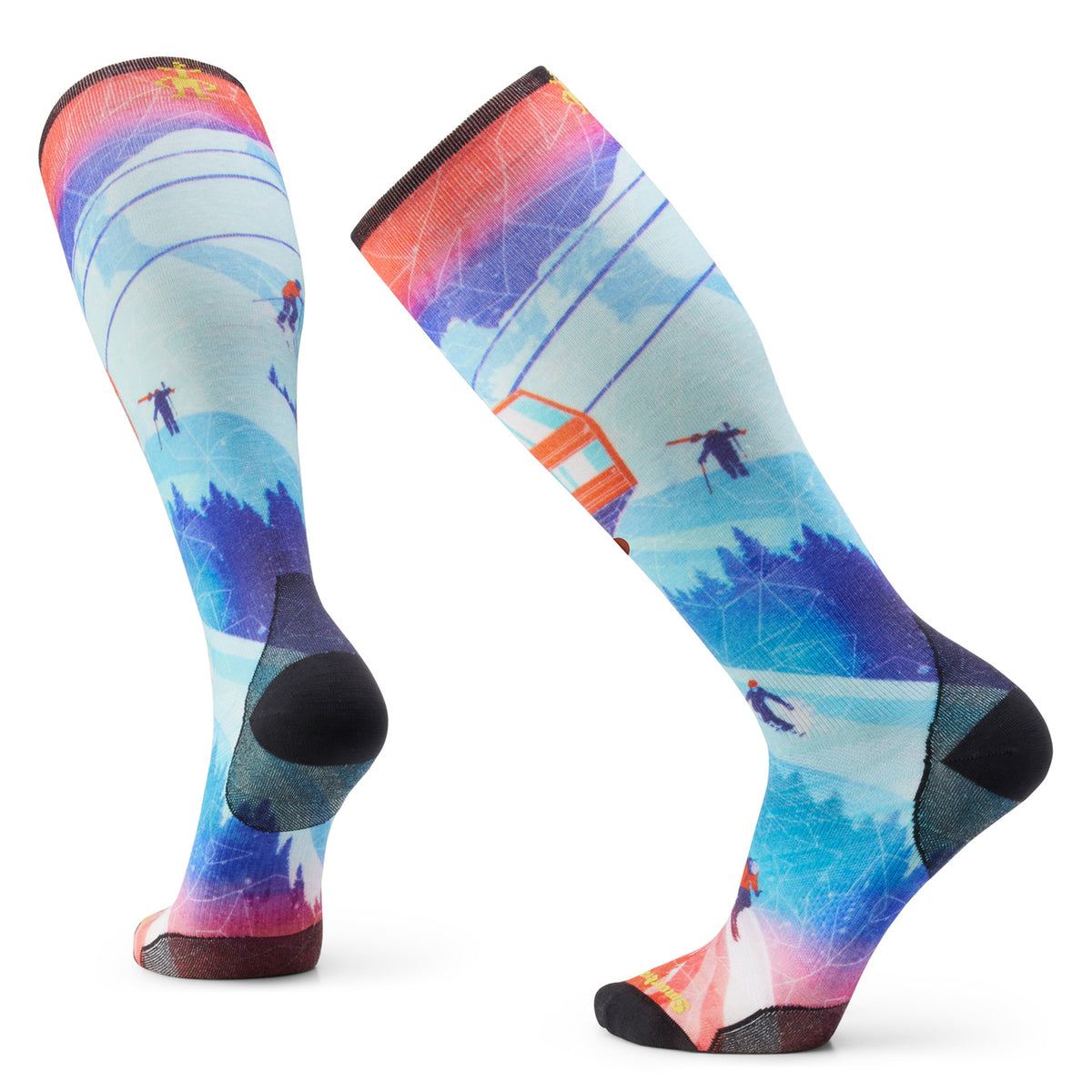 Smartwool Zero Cushion Ski Day OTC Socks Laguna Blue