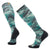Smartwool Targeted Cushion Green Slopes Print OTC Socks Black