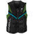 O'Neill Reactor USCG Wakeboard Vest Black/Dayglow/Turquoise