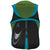 O'Neill Reactor USCG Wakeboard Vest Black/Dayglow/Turquoise
