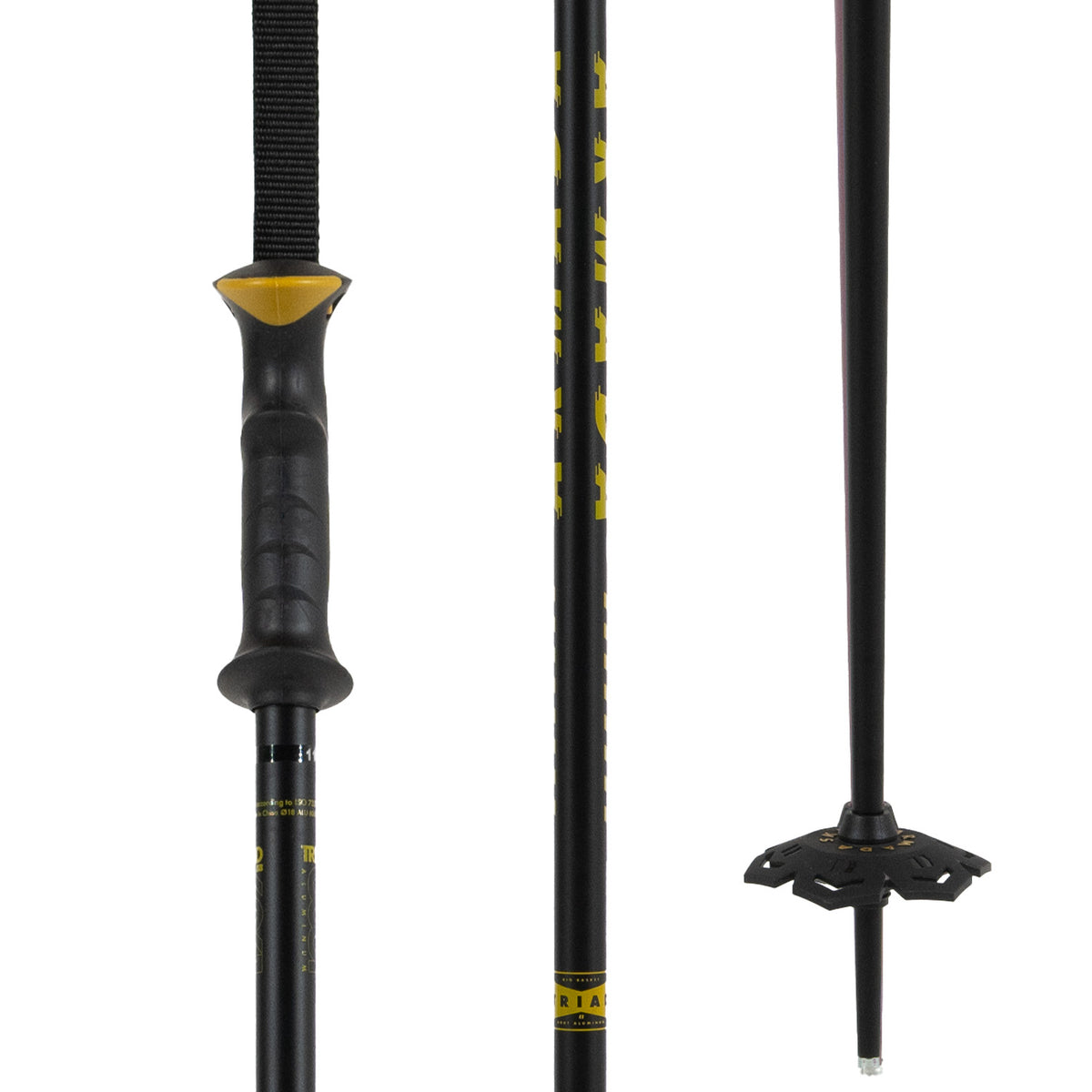 Armada Triad BB Ski Poles 2025 Gold / Black