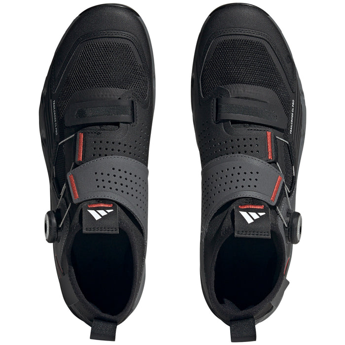 Five Ten Trailcross Pro Clip-In Shoes Grey Five/Core Black/Red