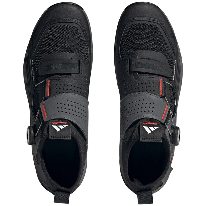 Five Ten Trailcross Pro Clip-In Shoes Grey Five/Core Black/Red