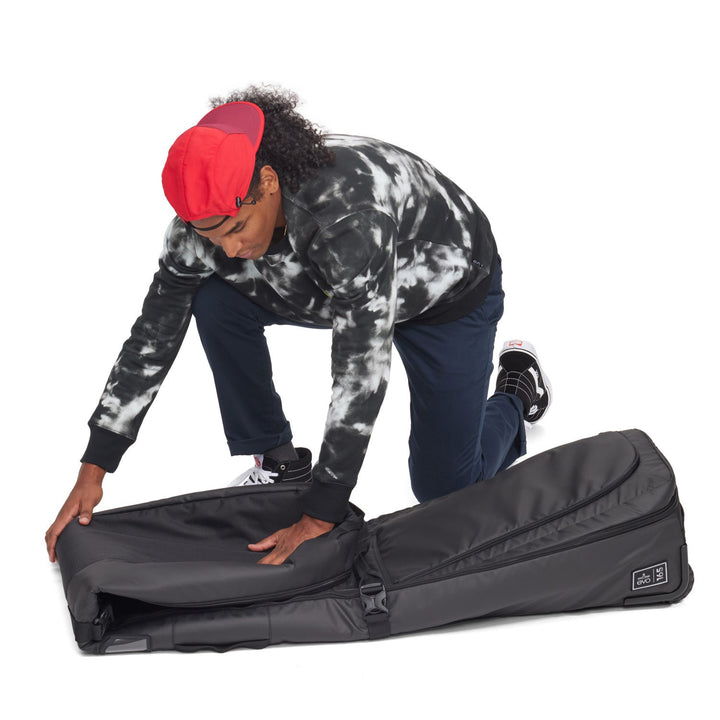 evo Deluxe Snow Roller Bag Black