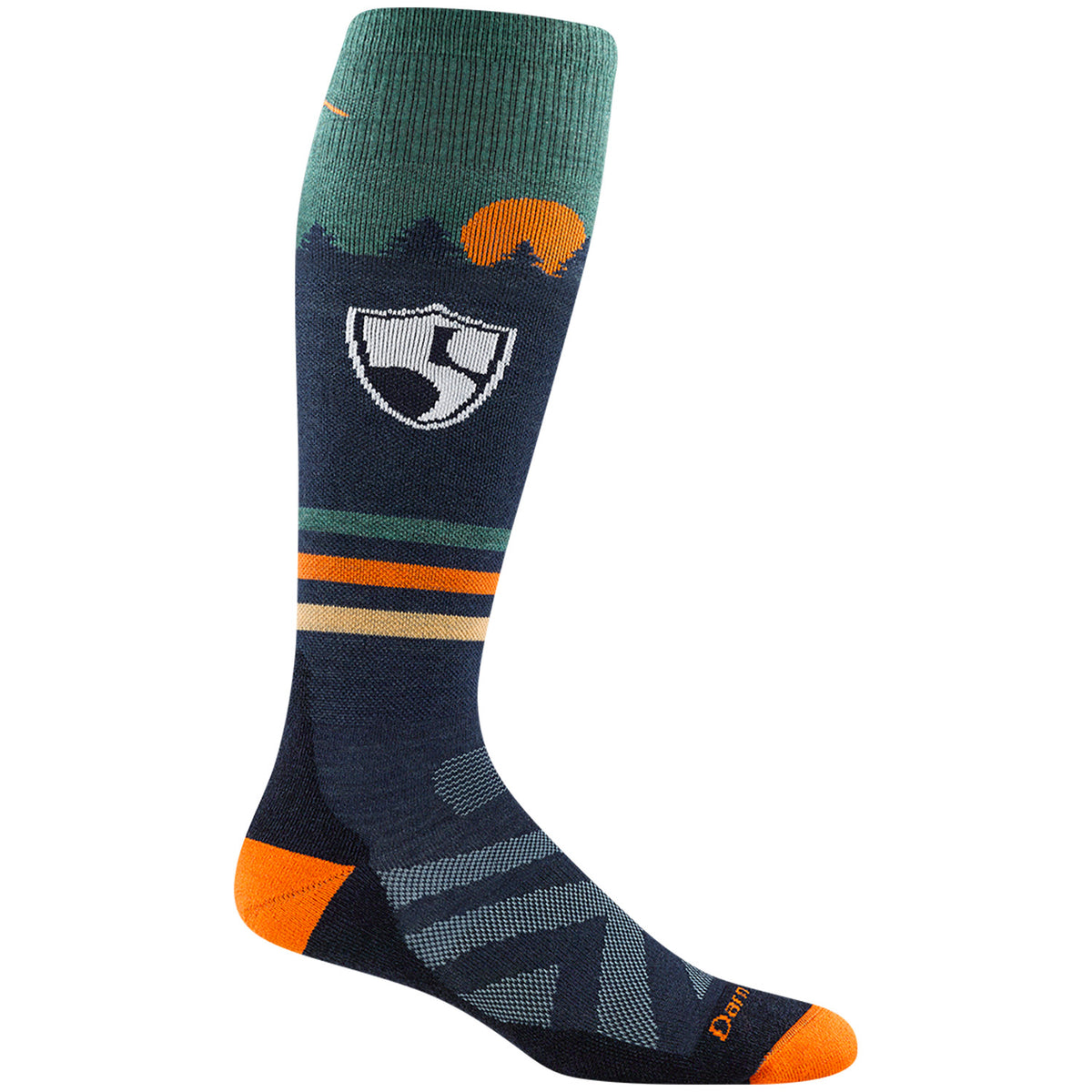 Darn Tough High Fives OTC Midweight Cushion Socks Eclipse