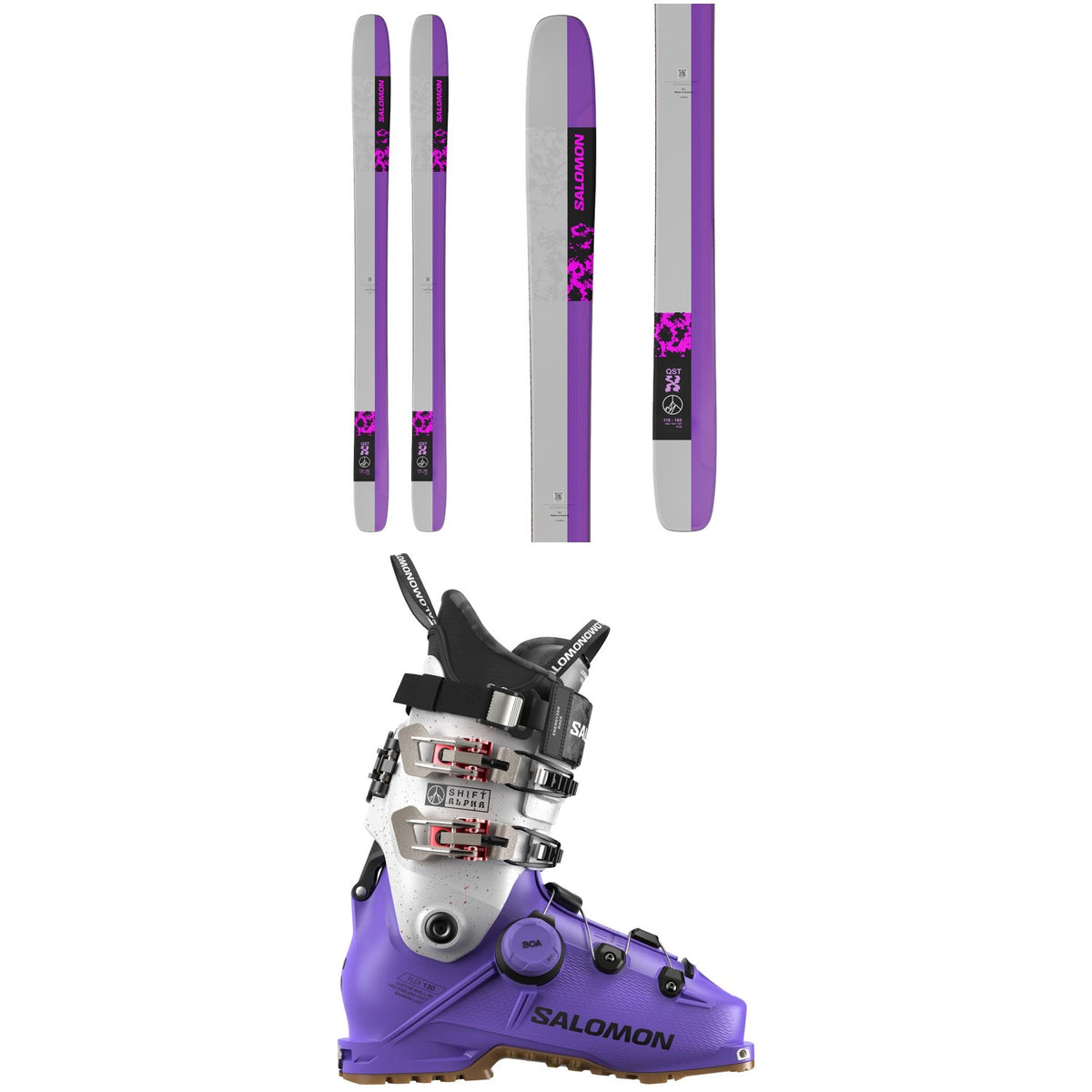 salomon alpine touring skis MTN 91 Carbon + Dynafit ST Rotation 10 Ski evo to offer a specific women construction Salomon MTN 80 PRO Alpine