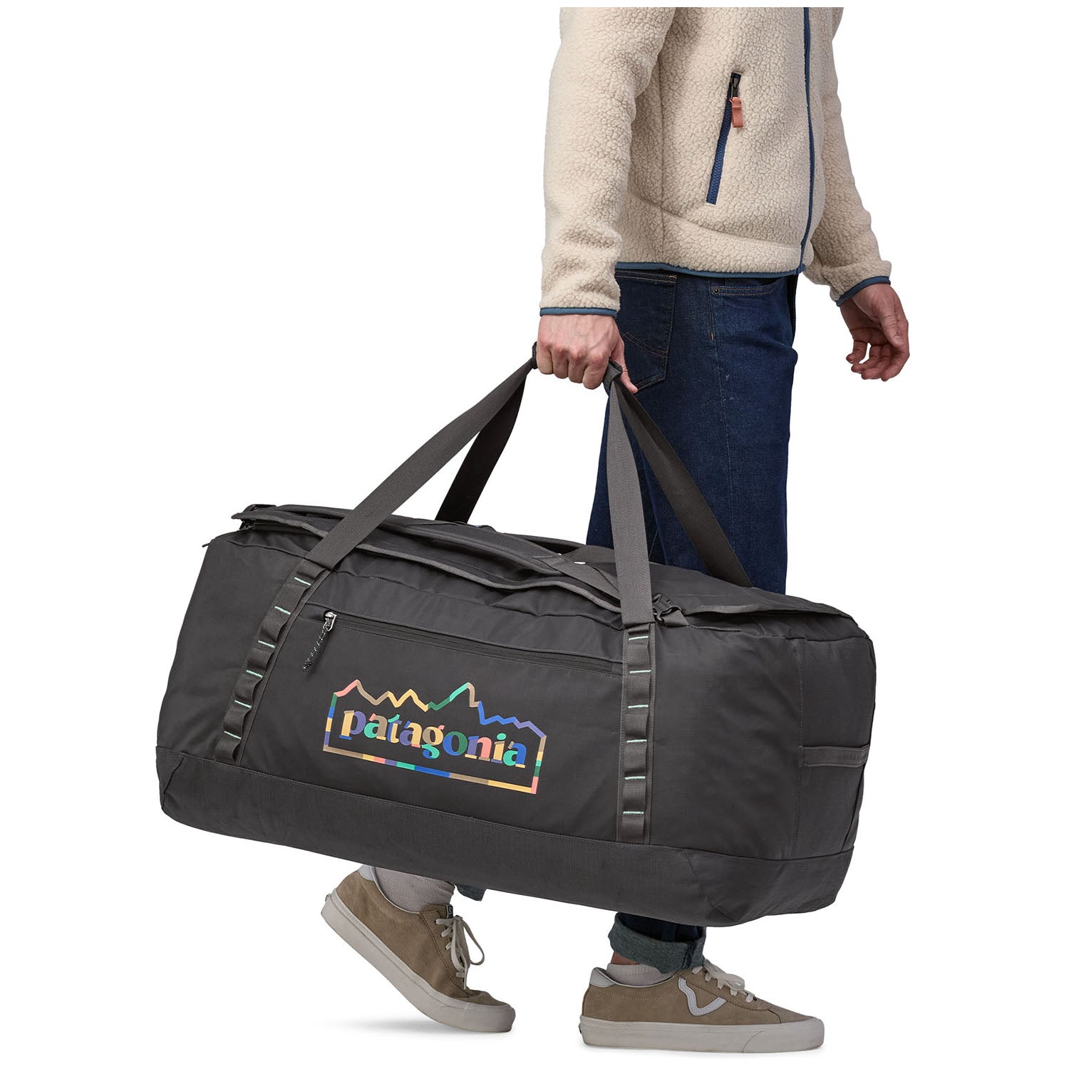 duffel patagonia 100l Black Hole Wheeled The padded base safeguards your gear Patagonia Black Hole 100L Duffel