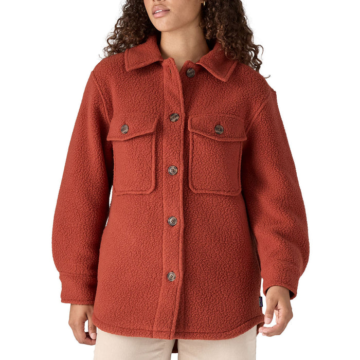 Patagonia Retro Pile Shacket - Women's Burnished Red